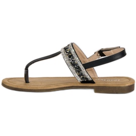 Small Swan Sandalias negras de chanclas negro 2