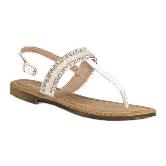 Small Swan Chanclas blancas blanco 1