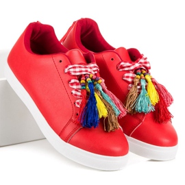 Zapatillas VICES rojas de moda rojo 6