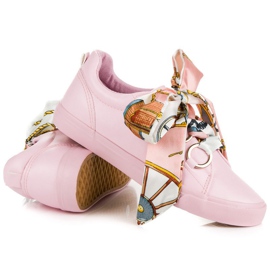 Deportivas rosas VICES atadas rosado 6