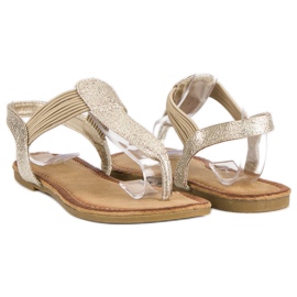 Comer Chanclas con una banda elástica amarillo 1 Comer Chanclas con una banda elástica amarillo 1