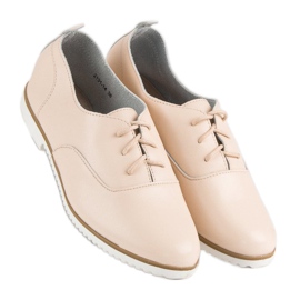 MAZARO Zapatos de Cuero Beige 3
