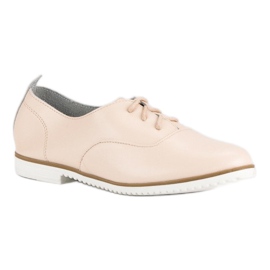 MAZARO Zapatos de Cuero Beige 5