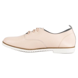 MAZARO Zapatos de Cuero Beige 6