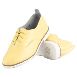 Zapato mazaro piel amarillo 3