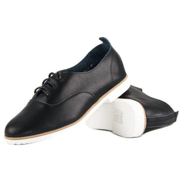 Zapato mazaro piel negro 1