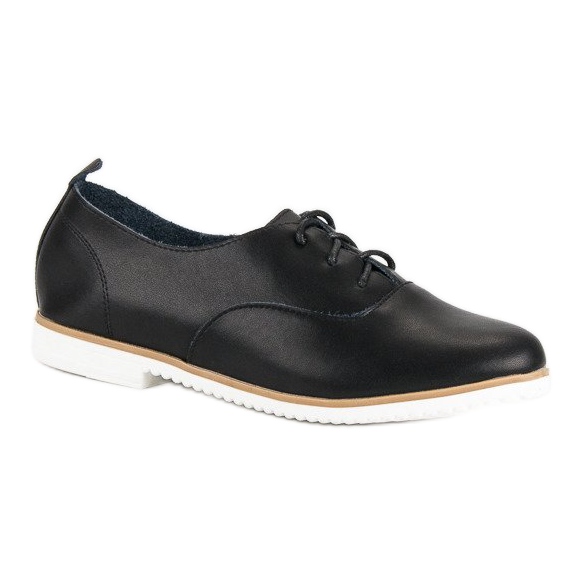 Zapato mazaro piel negro 2