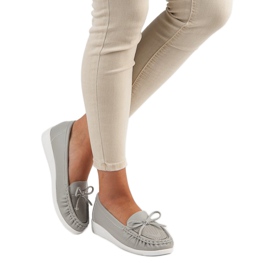 Tullo Mocasines grises de mujer 2 Tullo Mocasines grises de mujer 2