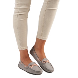 Tullo mocasines de ante con estilo gris 1 Tullo mocasines de ante con estilo gris 1