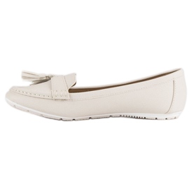 Tullo Mocasines beige con flecos 5