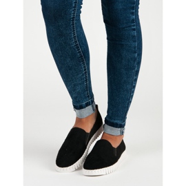 Tullo Slipons de ante negro 6