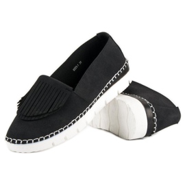 Vices Zapatos sin cordones boho negro 2 Vices Zapatos sin cordones boho negro 2