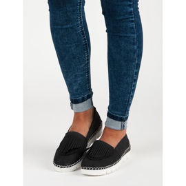 Vices Zapatos sin cordones boho negro 6