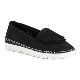 Vices Zapatos sin cordones boho negro 3