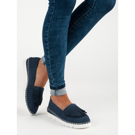 Vices Zapatos sin cordones boho azul 6
