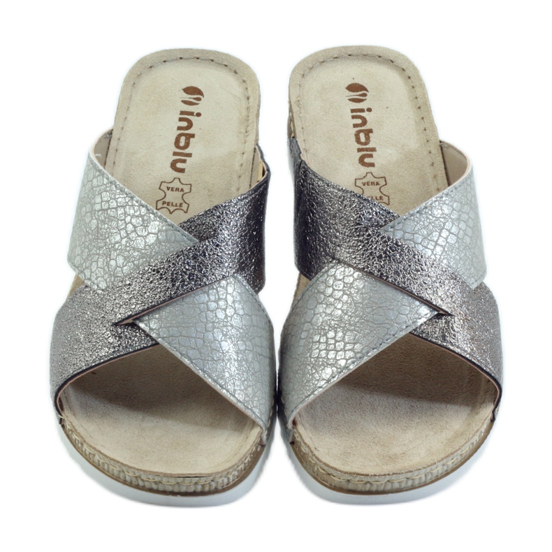 Babuchas KOMFORT INBLU 010 plata gris 4