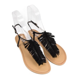 Chanclas negras negro 5