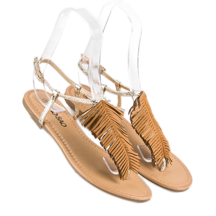 Chanclas doradas dorado 2