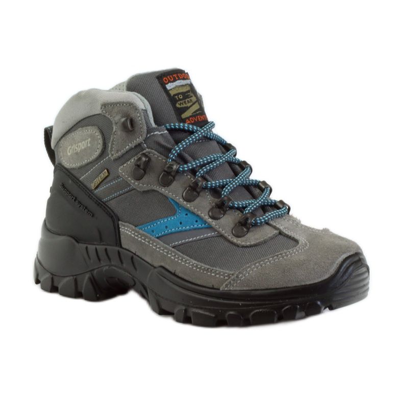 Zapatos trekking grisport negro azul 1