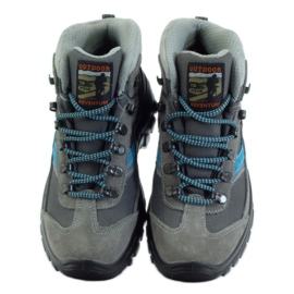 Zapatos trekking grisport negro azul 4