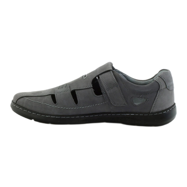 Riko zapatos de hombre sandalias 851 gris 2