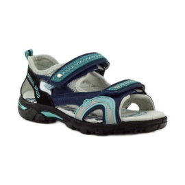Sandalias niño Bartek 36113 azul marino verde gris 1