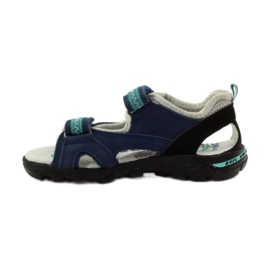 Sandalias niño Bartek 36113 azul marino verde gris 2