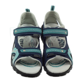 Sandalias niño Bartek 36113 azul marino verde gris 4