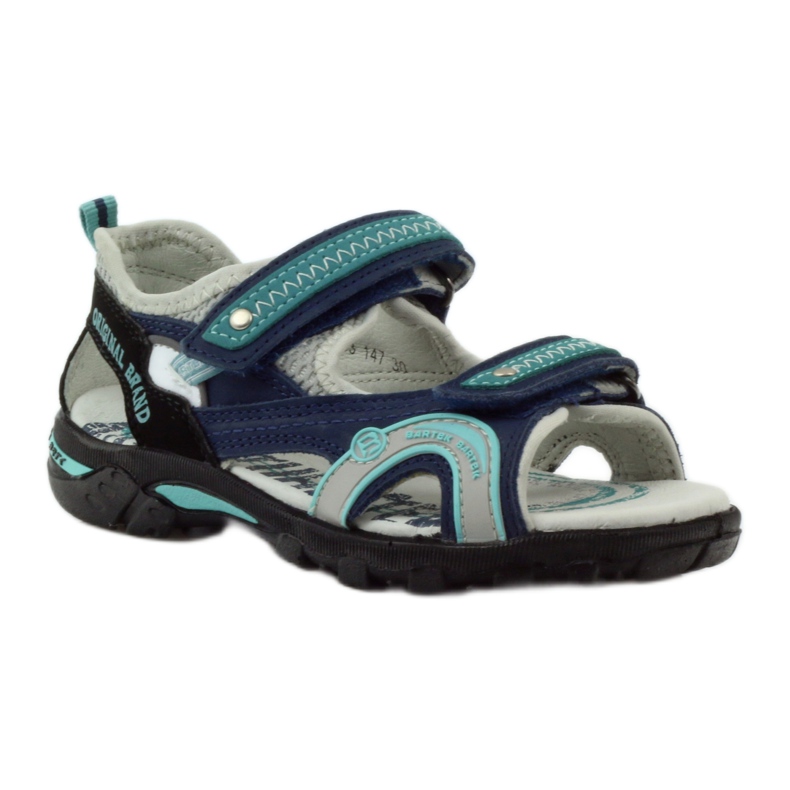 Sandalias niño Bartek 39113 azul marino verde gris 1