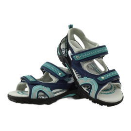 Sandalias niño Bartek 39113 azul marino verde gris 3
