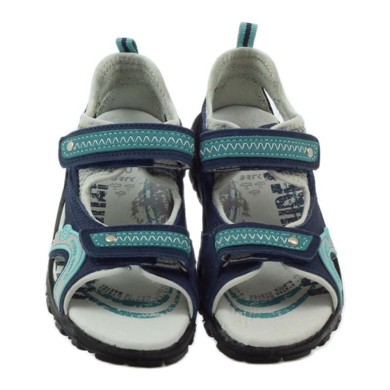 Sandalias niño Bartek 39113 azul marino verde gris 4