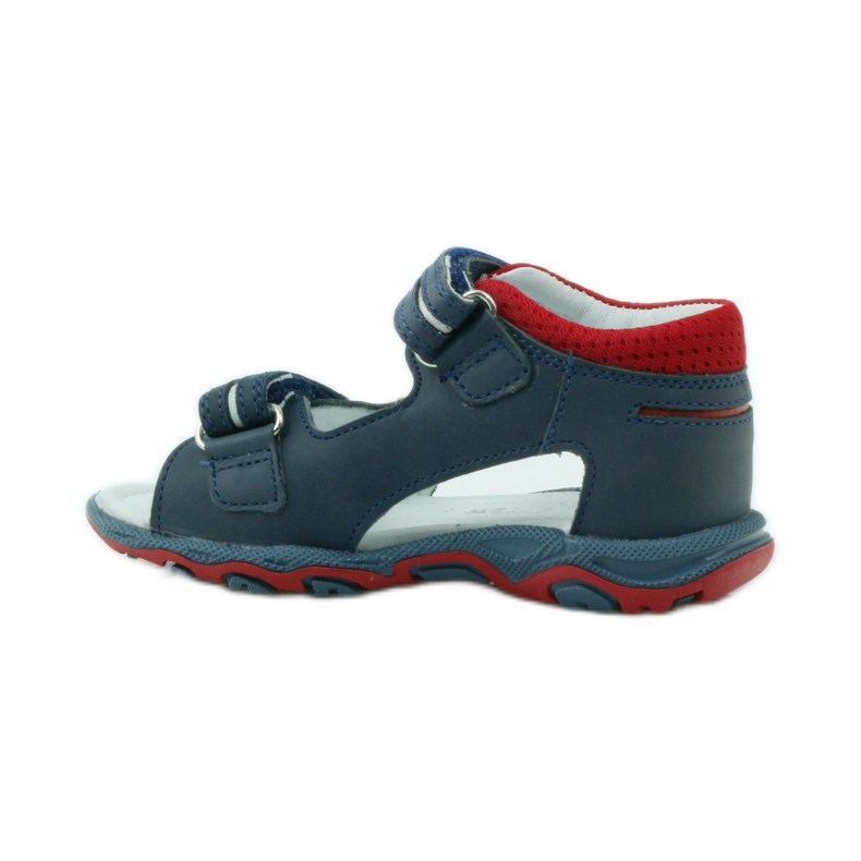 Sandalias velcros Bartek 31825 azul marino rojo 2