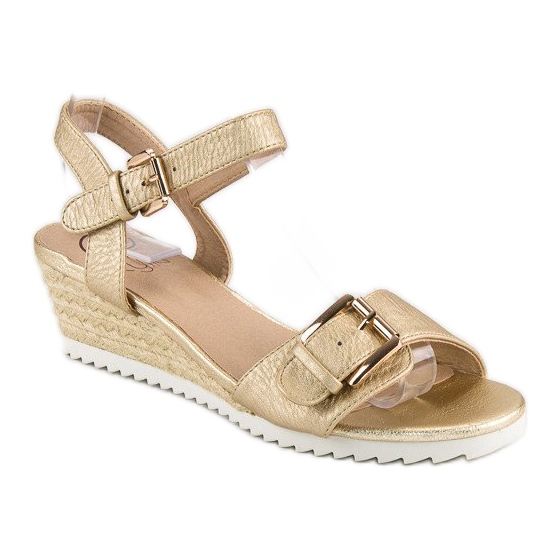 Kylie Sandalias alpargatas con hebilla amarillo 1 Kylie Sandalias alpargatas con hebilla amarillo 1