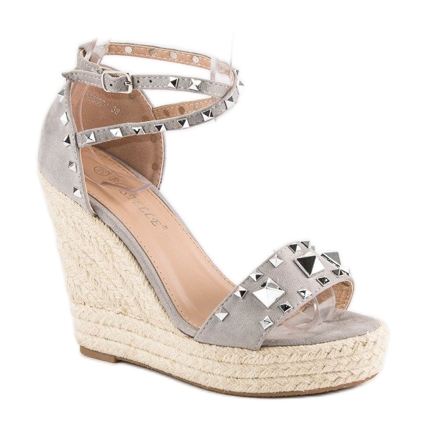 Bestelle sandalias alpargatas rock gris 1