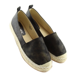 Alpargatas negras de mujer FF088 Black negro 3