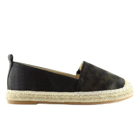 Alpargatas negras de mujer FF088 Black negro 6