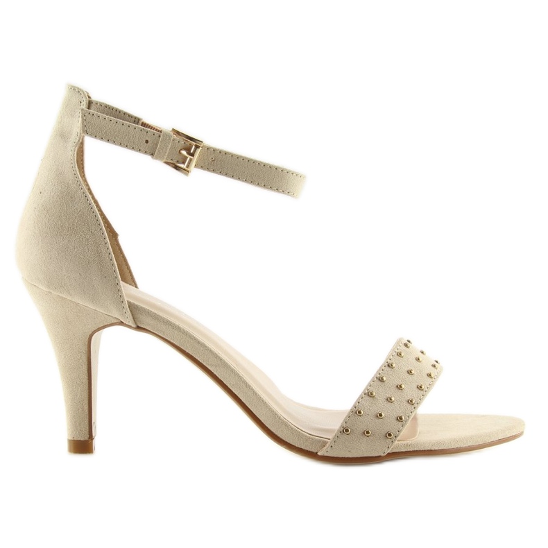Sandalias tacones beige BL0764 beige 1