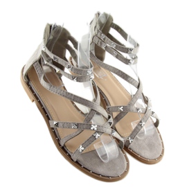 Sandalias grises para mujer 358 Gris 4