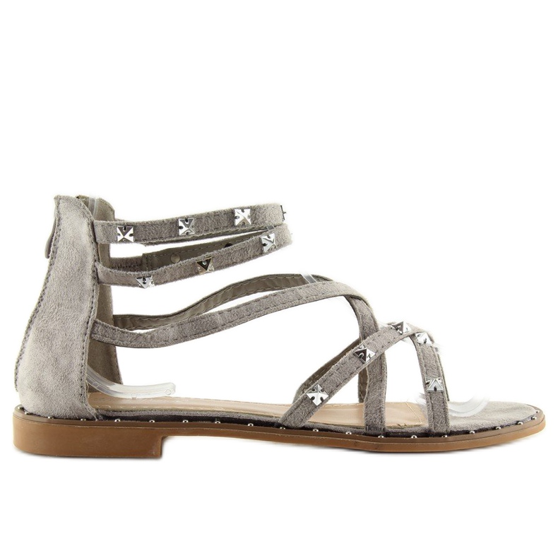 Sandalias grises para mujer 358 Gris 2