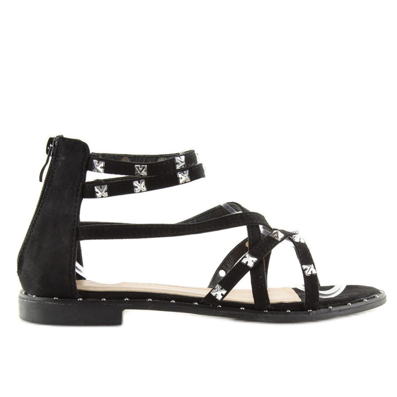 Sandalias negras para mujer 358 negro 1