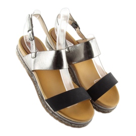 Sandalias negras mujer SL88P Negro 1