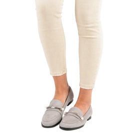 Zapatos grises con perlas 3