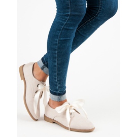 Zapatos con cinta de raso marrón 5