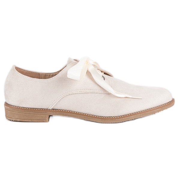 Zapatos con cinta de raso marrón 1 Zapatos con cinta de raso marrón 1