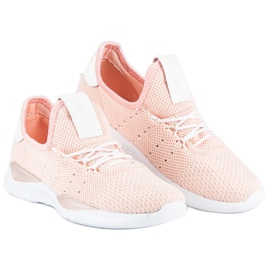 Tenis slip-on en polvo rosado 2