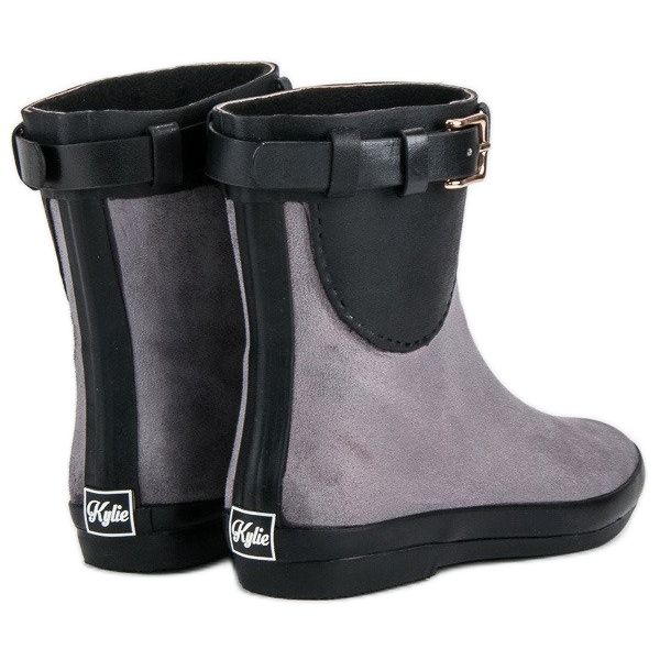Kylie Botas de agua bajas para mujer gris 2 Kylie Botas de agua bajas para mujer gris 2