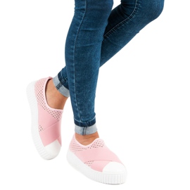 Zapatillas Creepers caladas rosado 6