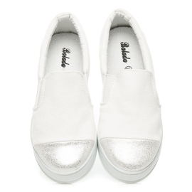Balada Slip ony estilo de moda blanco 2