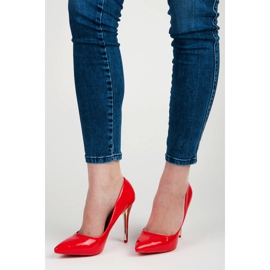 Vinceza Tacones lacados en rojo 4