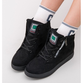 Deportivas de ante negro 7